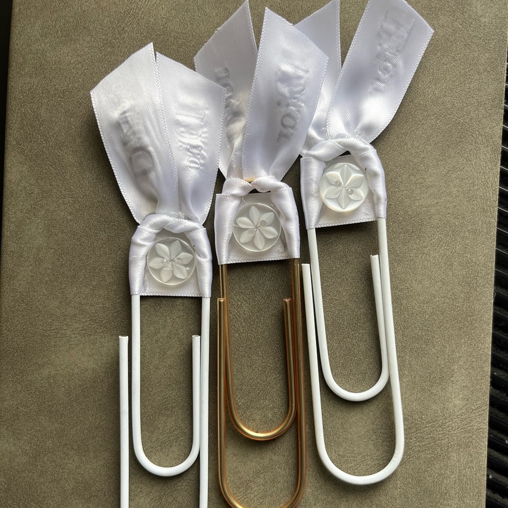 3 Piece Handcrafted Luxury Bookmarks - Picture 3 of 3